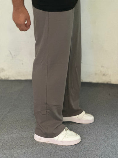 WAFFLE KNIT WIDE LEG SWEAT