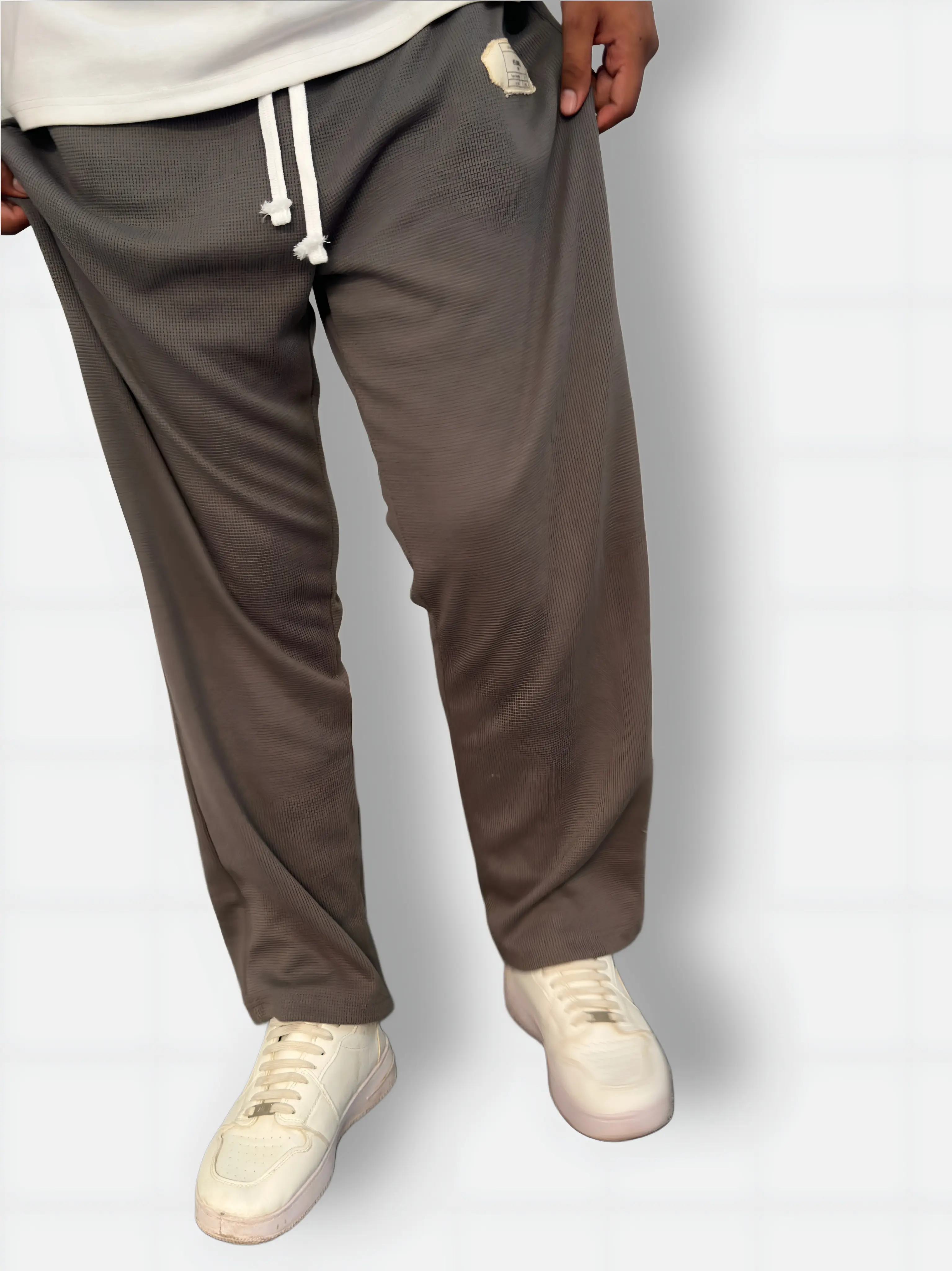WAFFLE KNIT WIDE LEG SWEAT My Store