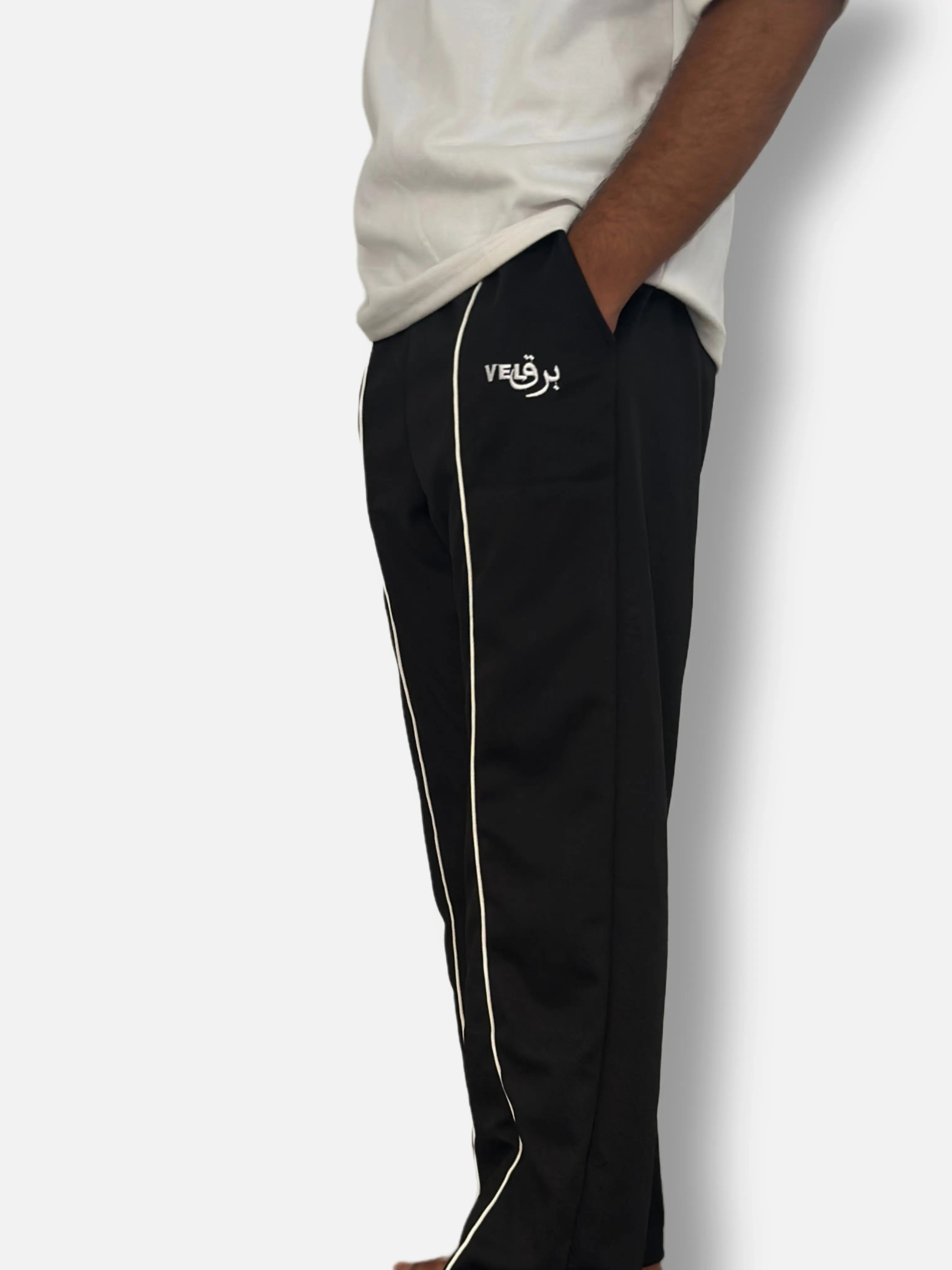 4 Pockect Black Track pants My Store