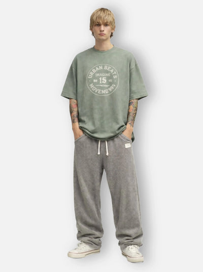 WAFFLE KNIT WIDE LEG SWEAT My Store